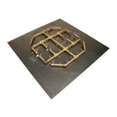 Octagonal Brass Burner/Square Plate - CFBO360